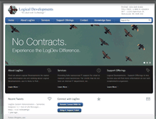 Tablet Screenshot of logdev.com